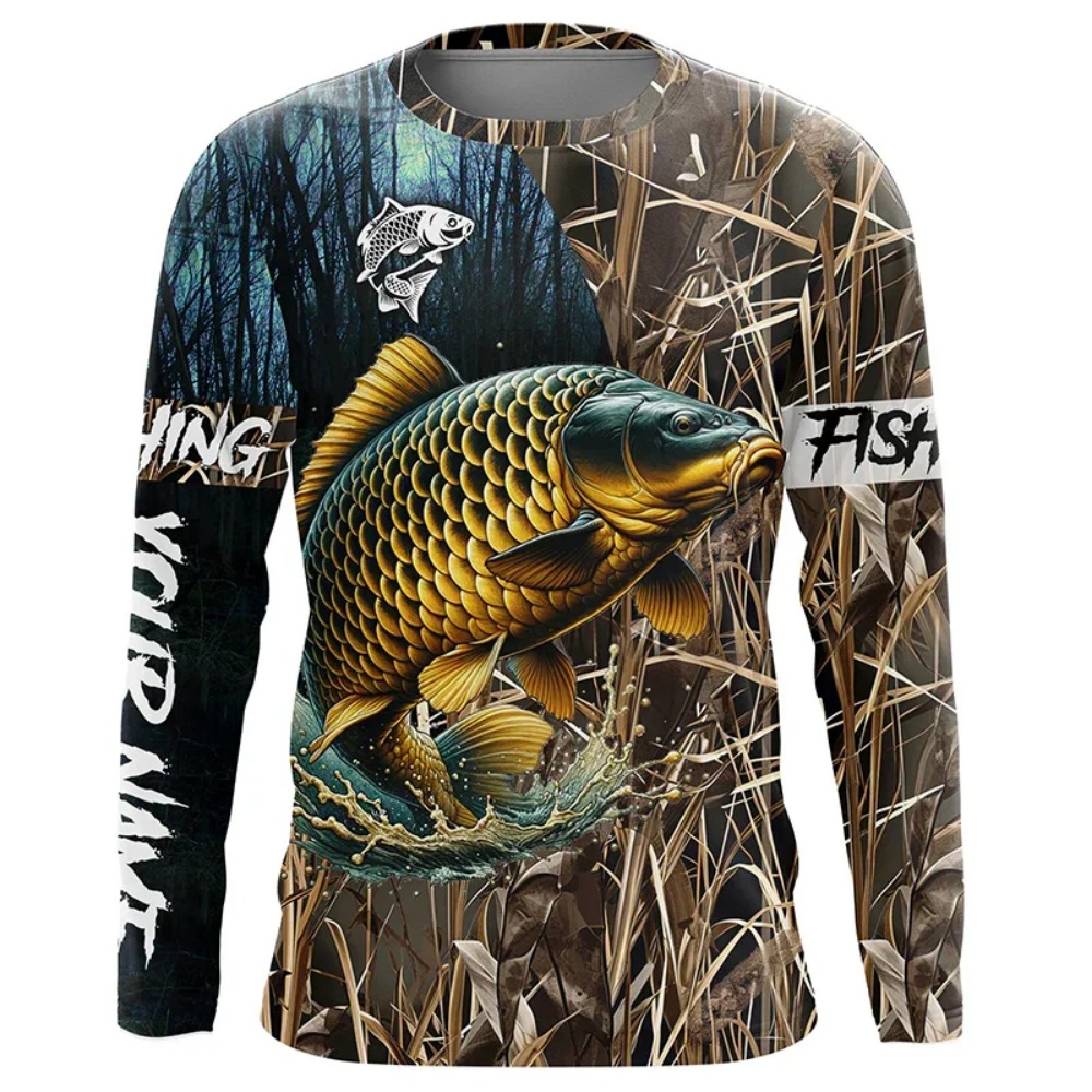 Outdoor Hunting Prints - Camiseta Harajuku con estampado 3D de