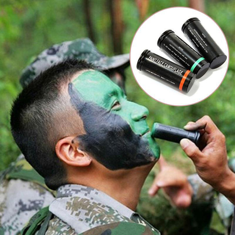 Camo Face Paint - Kit de Pintura Facial de Camuflaje