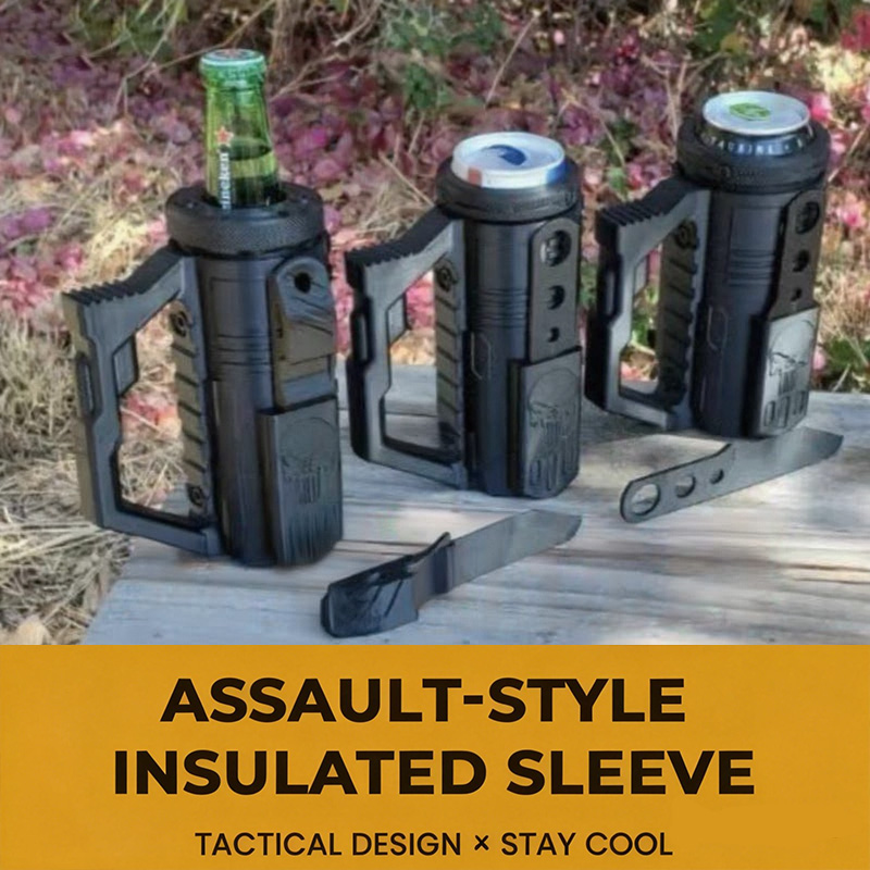 Camo Face Paint - Koozie táctico estilo asalto: funda enfriadora