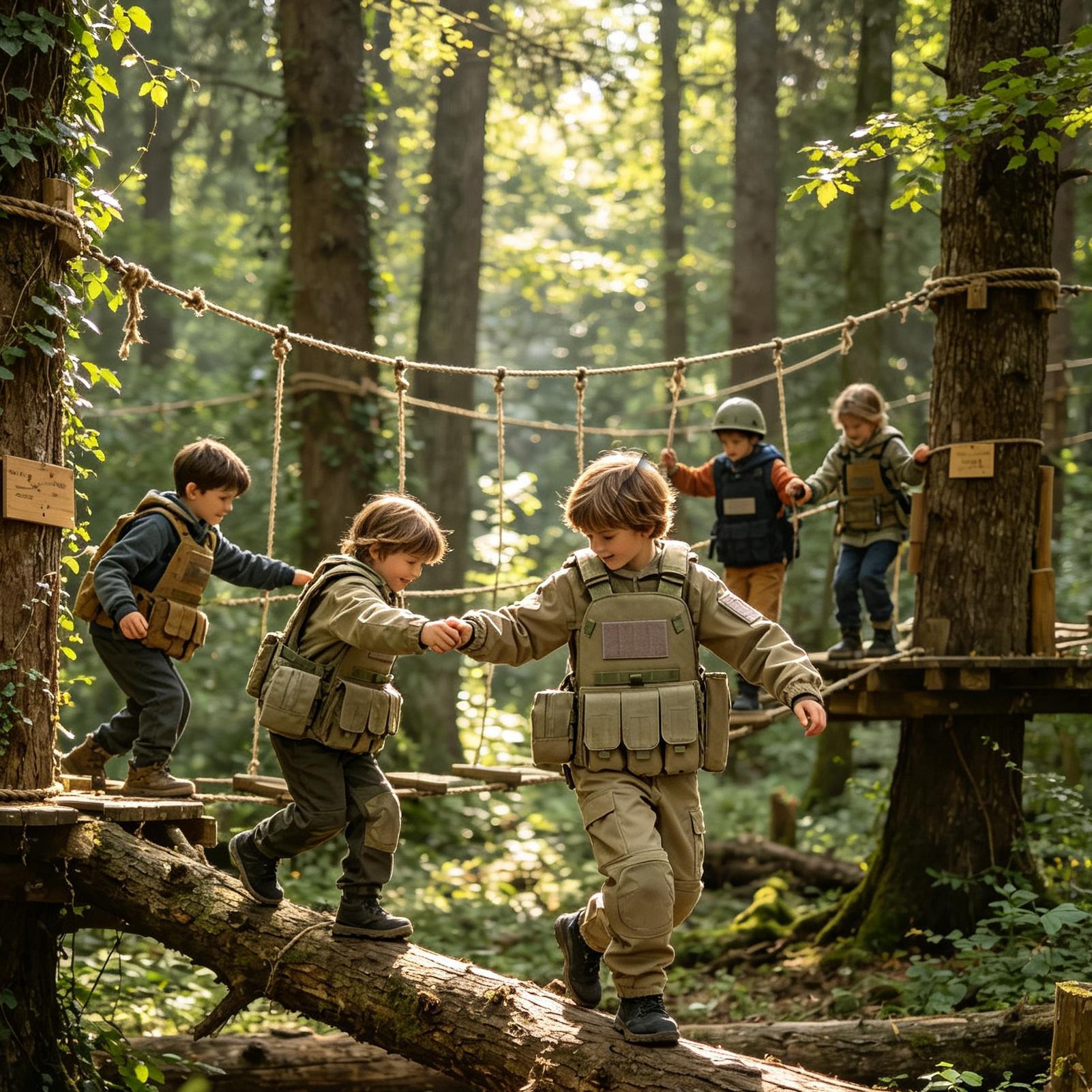 Outdoor Hunting Games For Kids - Chaleco táctico para niños, ideal para