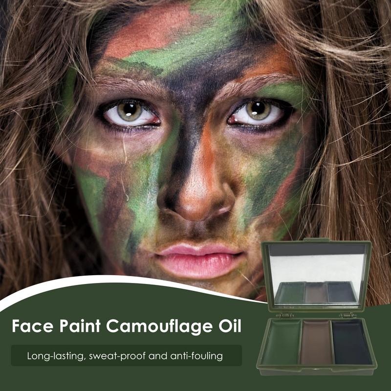 Pintura facial, aceite de camu - Camo Face Paint reseña y precio