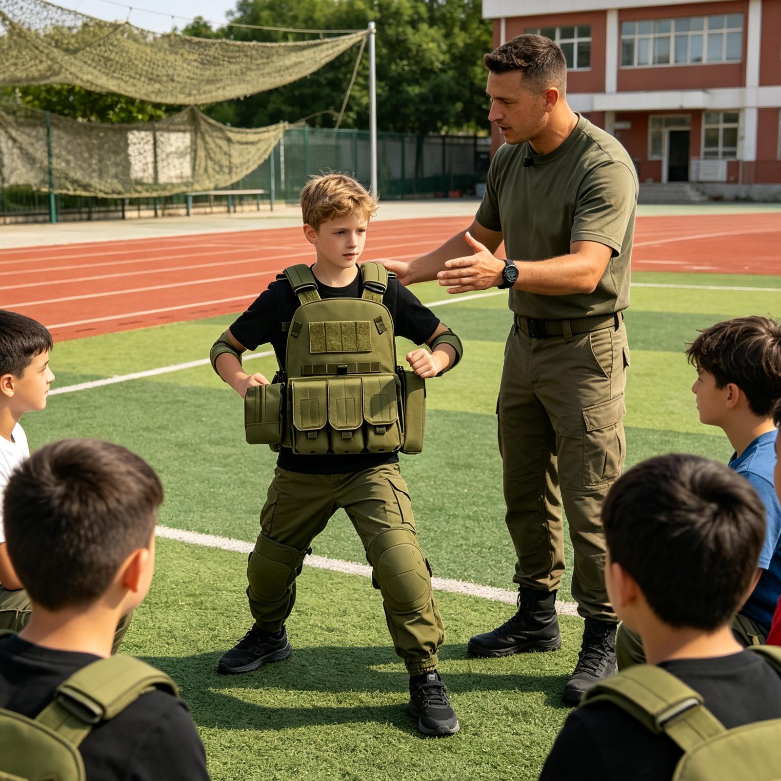 Chaleco táctico para niños, id - Outdoor Hunting Games For Kids reseña y precio