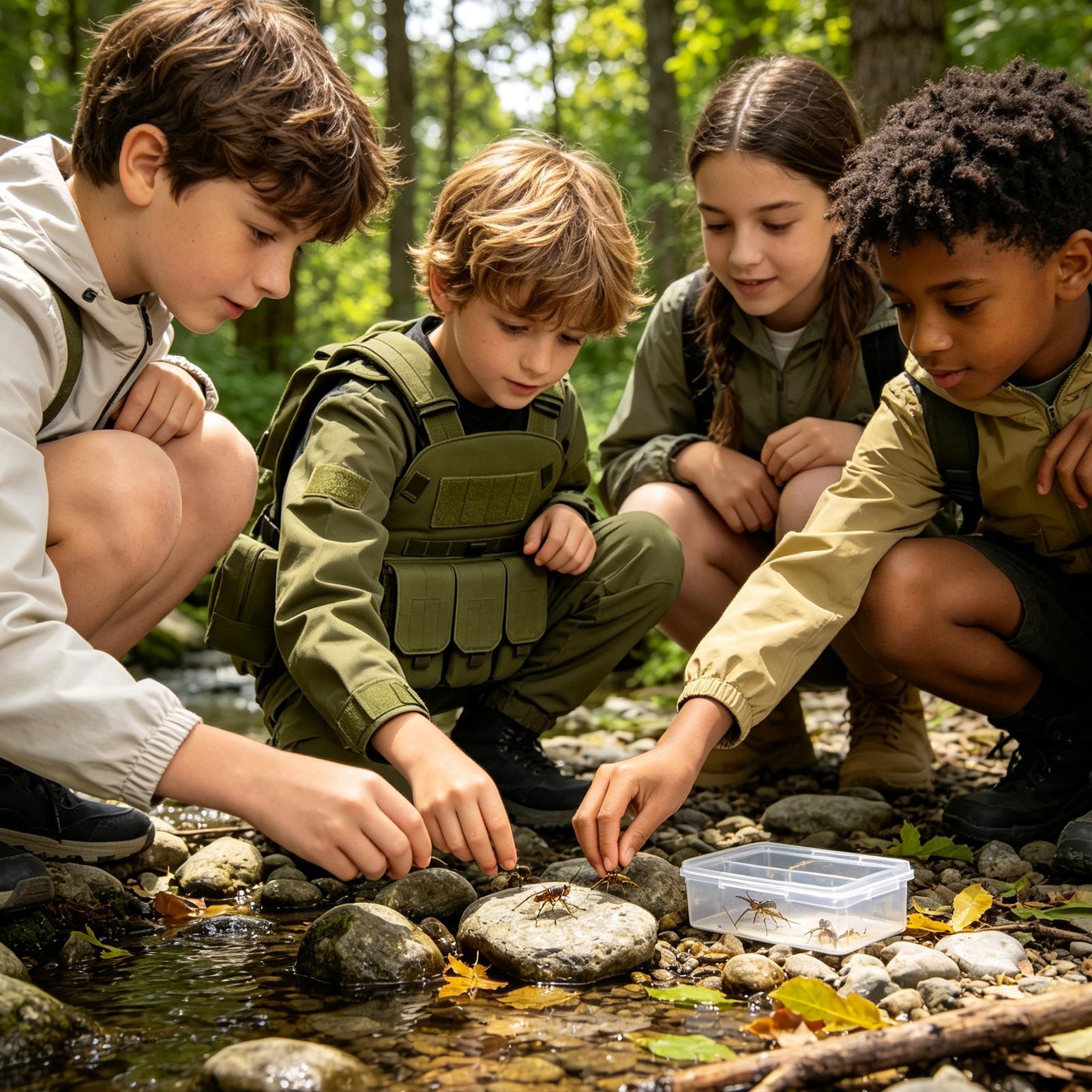 Chaleco táctico para niños, id - Outdoor Hunting Games For Kids reseña y precio