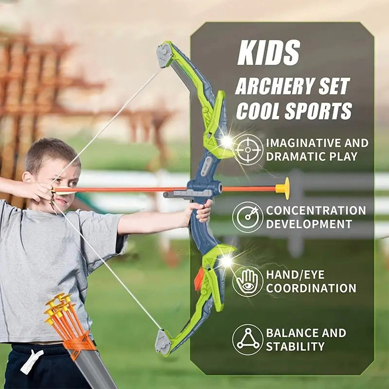 Arco y flechas para niños, jue - Outdoor Hunting Games For Kids reseña y precio