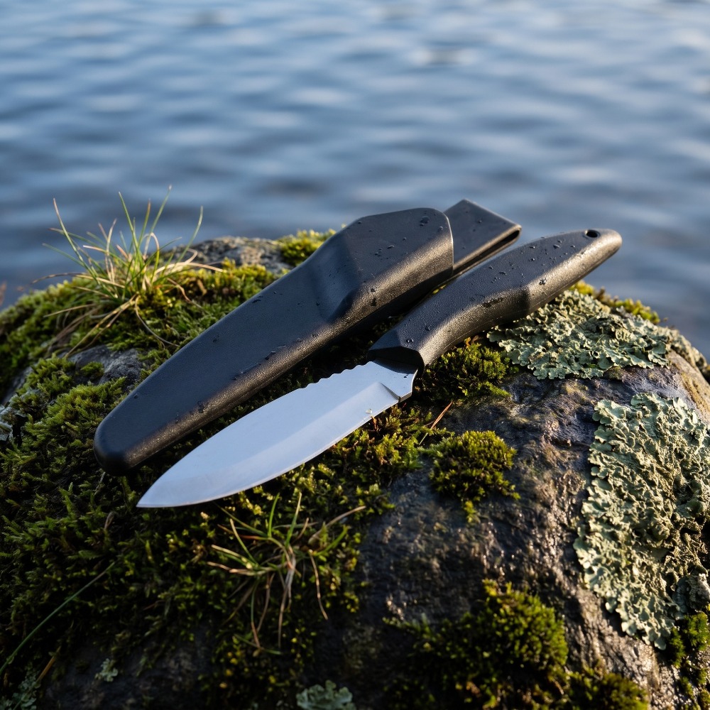 Cuchillo de Caza de Hoja Fija  - Hunting And Camping In Jungle reseña y precio