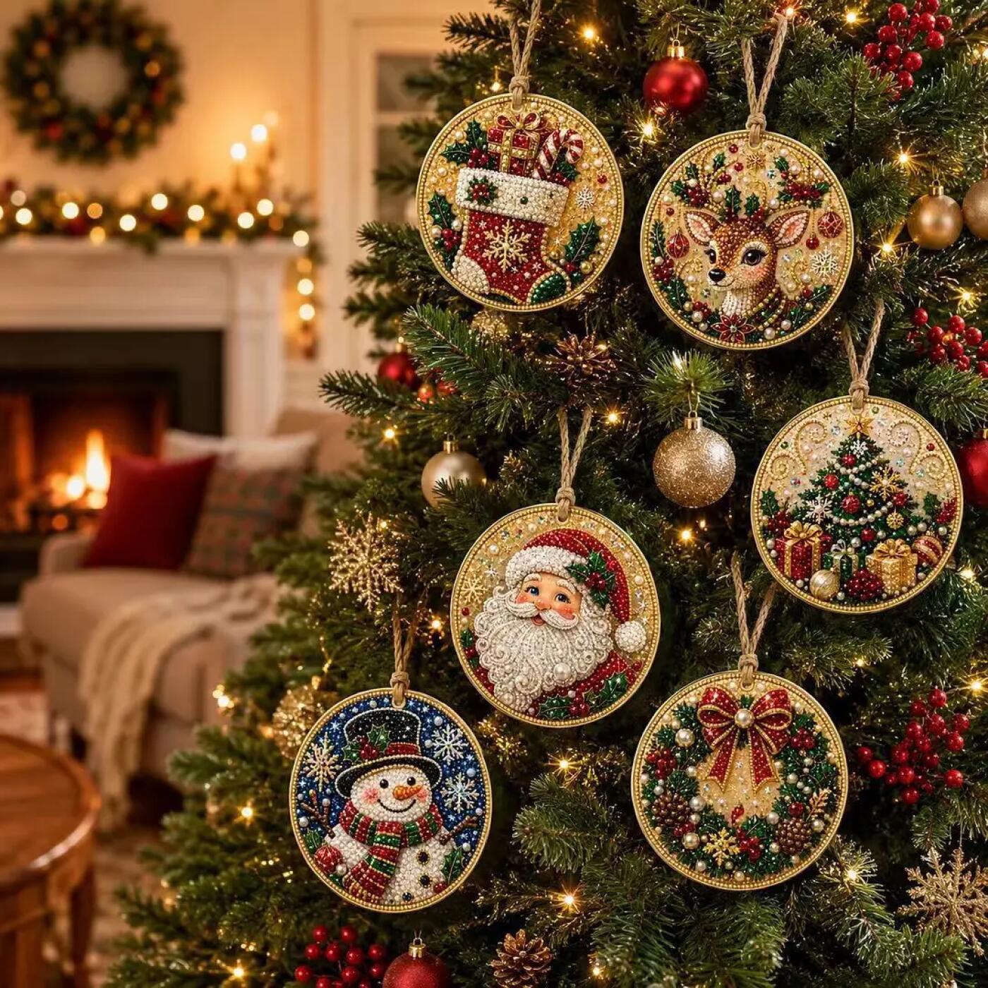 6 piezas de adornos navideños  - Elk Bugle Call reseña y precio